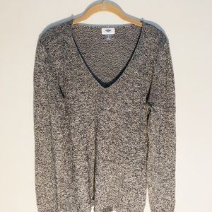 Black V-Neck Sweater